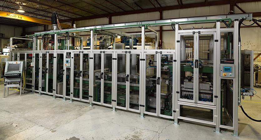 Co-Extruder Single Press Line for Construction